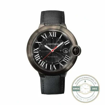 Replica Cartier Ballon Bleu 42mm Black Dial WSBB0015 - Luxury Replica Watch