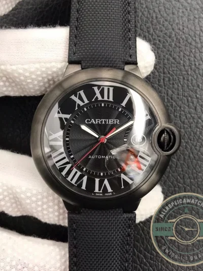 Replica Cartier Ballon Bleu 42mm Black Dial WSBB0015 - Top-Tier Swiss Replica Watch