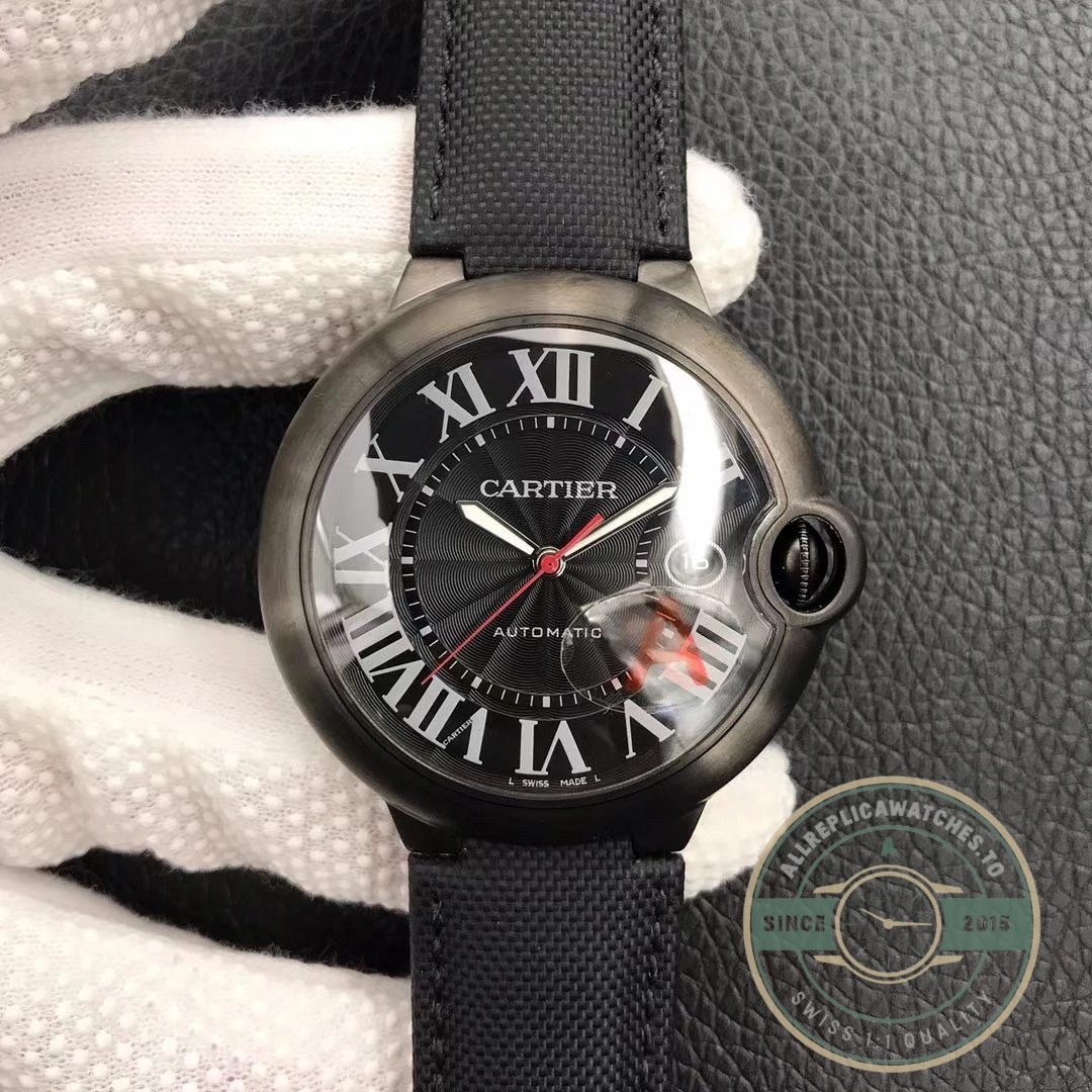 Replica Cartier Ballon Bleu 42mm Black Dial WSBB0015 - Top-Tier Swiss Replica Watch