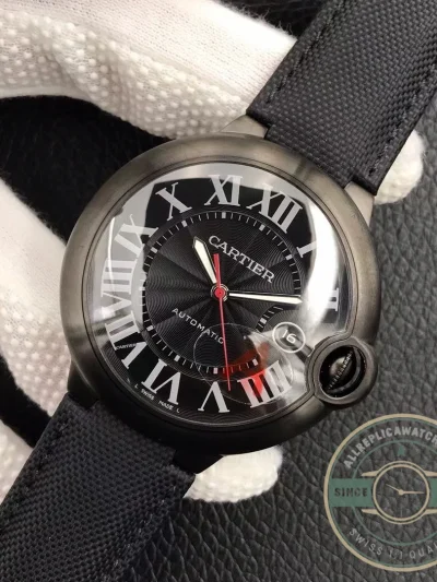 Replica Cartier Ballon Bleu 42mm Black Dial WSBB0015 - Swiss-Made Clone Watch