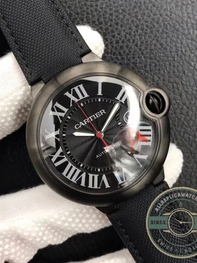 Replica Cartier Ballon Bleu 42mm Black Dial WSBB0015 - Affordable Super Clone Watch