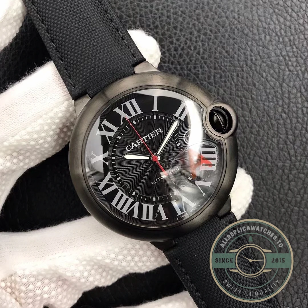 Replica Cartier Ballon Bleu 42mm Black Dial WSBB0015 - Affordable Super Clone Watch