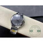 A 40mm case, 12.1mm deep, slim enough to pass under a shirt cuff