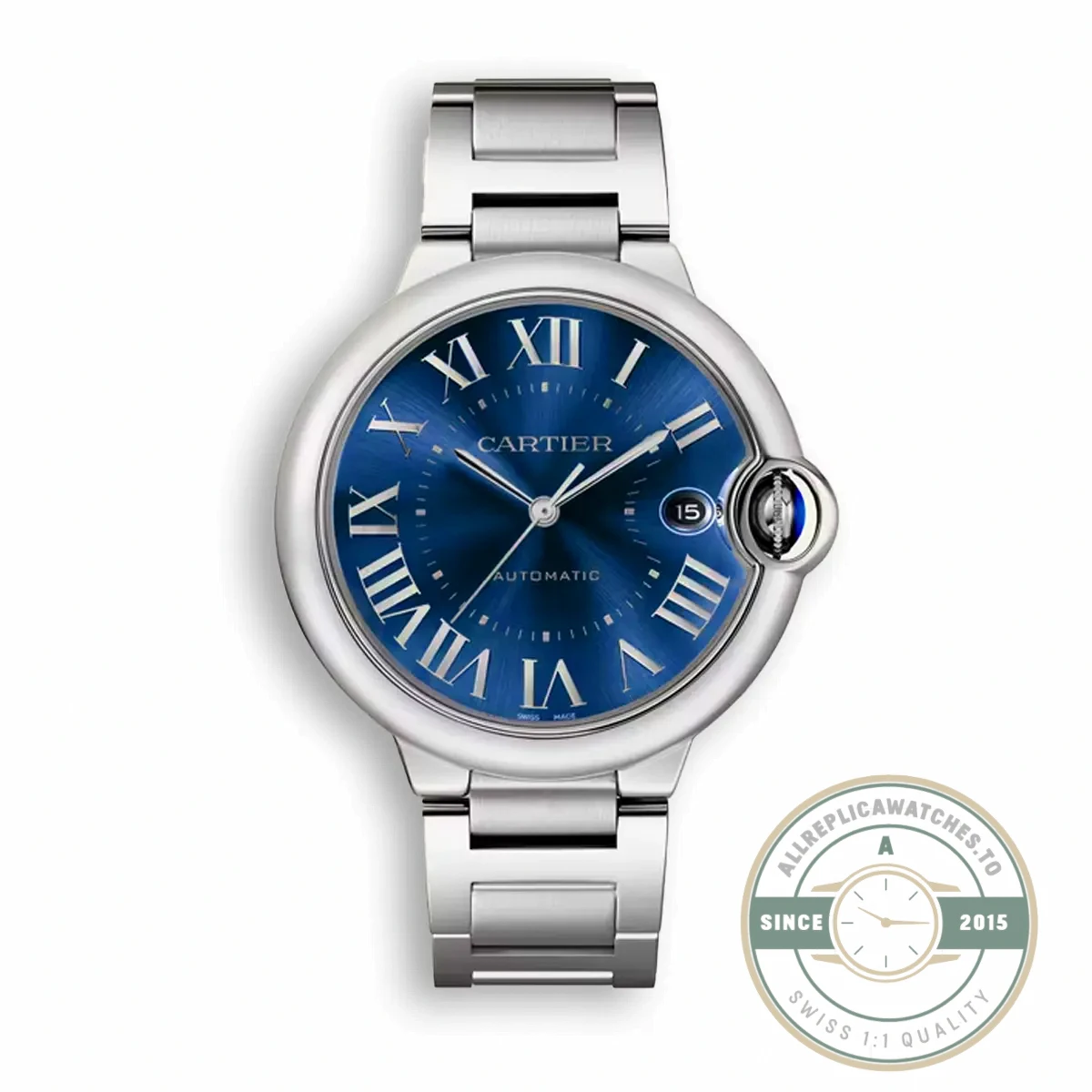 Replica Cartier Ballon Bleu De Cartier Blue Dial WSBB0061 - Budget Luxury Replica Watch