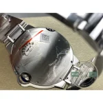 Blued steel hands all but vanish into the blue dial at certain angles