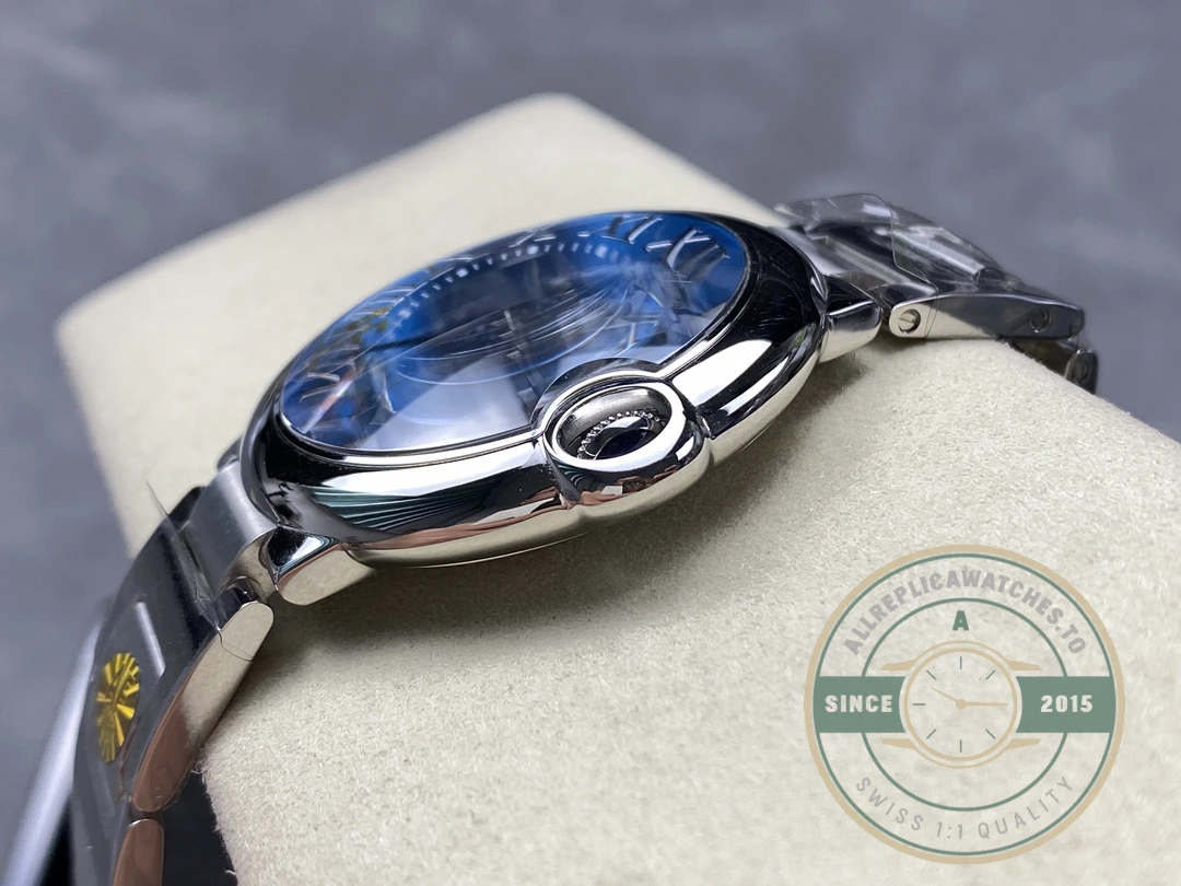 Replica Cartier Ballon Bleu De Cartier Blue Dial WSBB0061 - Factory Super Clone Watch