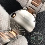 Links polished and satin-finished add a sense of weight to a 28mm watch