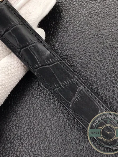 Replica Cartier Ballon Bleu Rose Gold Silver Dial Brown WGBB0030 - Affordable Super Clone Watch