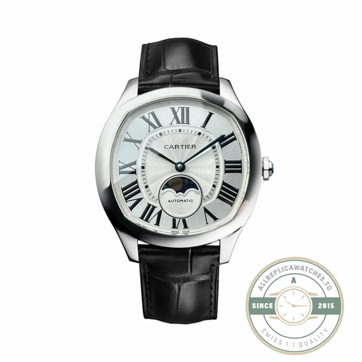 Replica Cartier Drive de Cartier Silver Dial WSNM0008 - Swiss Movement Replica Watch