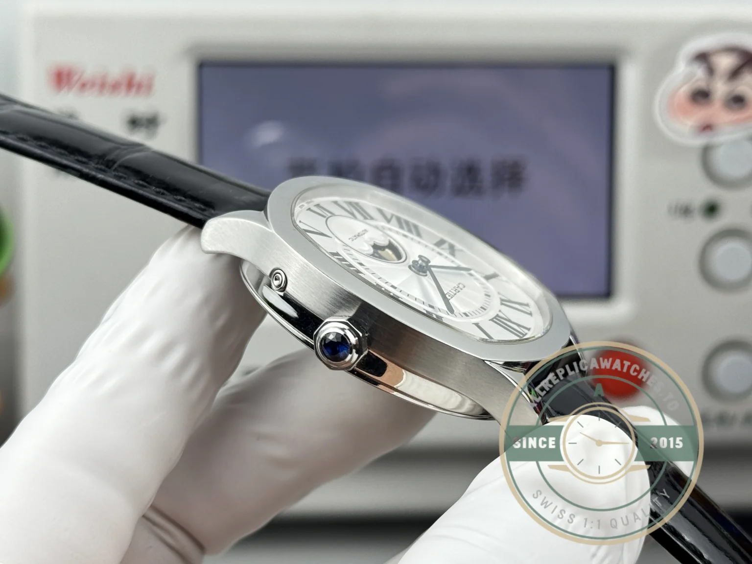 Replica Cartier Drive de Cartier Silver Dial WSNM0008 - Budget Luxury Replica Watch