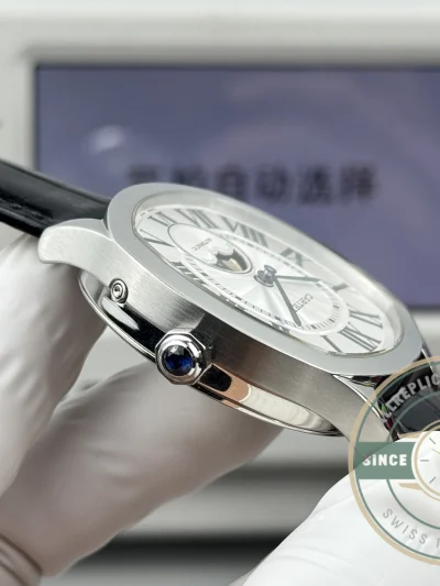 Replica Cartier Drive de Cartier Silver Dial WSNM0008 - Budget Luxury Replica Watch