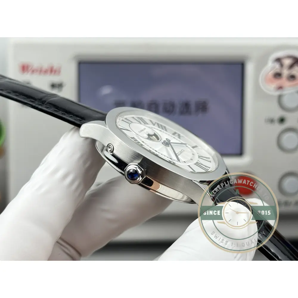 Replica Cartier Drive de Cartier Silver Dial WSNM0008 - Budget Luxury Replica Watch