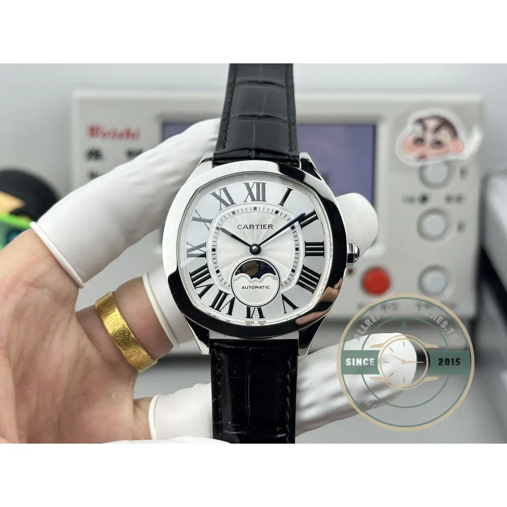 Replica Cartier Drive de Cartier Silver Dial WSNM0008 - Affordable Luxury Replica Timepiece