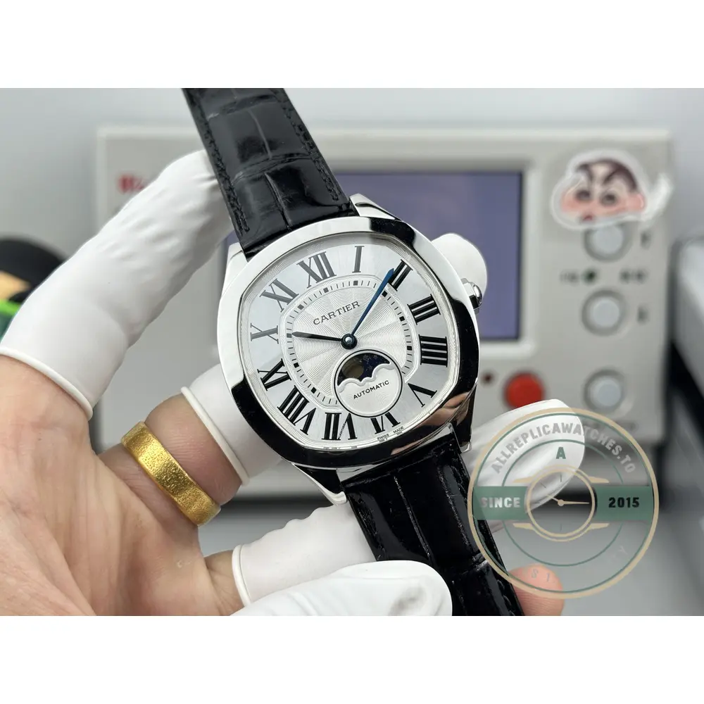 Replica Cartier Drive de Cartier Silver Dial WSNM0008 - Top-Tier Swiss Replica Watch