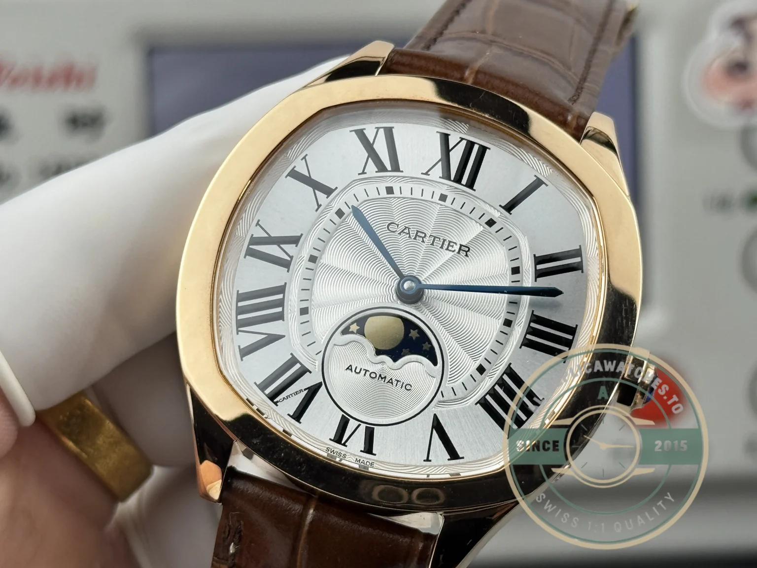Replica Cartier Drive De Cartier WGNM0018 41mm Rose Gold - Affordable Super Clone Watch