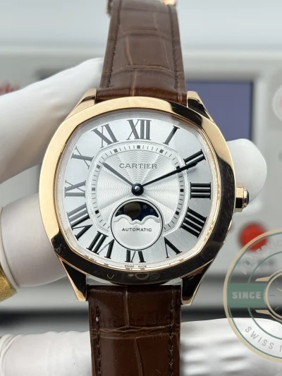 Replica Cartier Drive De Cartier WGNM0018 41mm Rose Gold - Swiss Movement Replica Watch