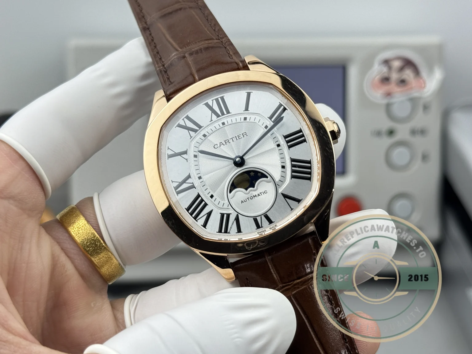 Replica Cartier Drive De Cartier WGNM0018 41mm Rose Gold - Premium Super Clone Watch