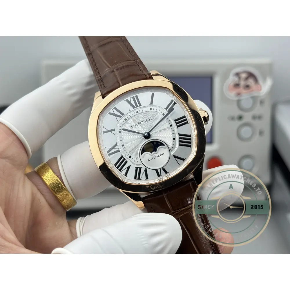 Replica Cartier Drive De Cartier WGNM0018 41mm Rose Gold - Premium Super Clone Watch