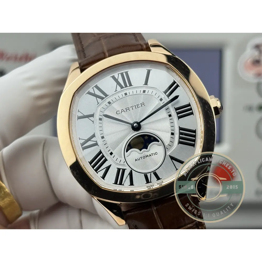 Replica Cartier Drive De Cartier WGNM0018 41mm Rose Gold - Factory Super Clone Watch