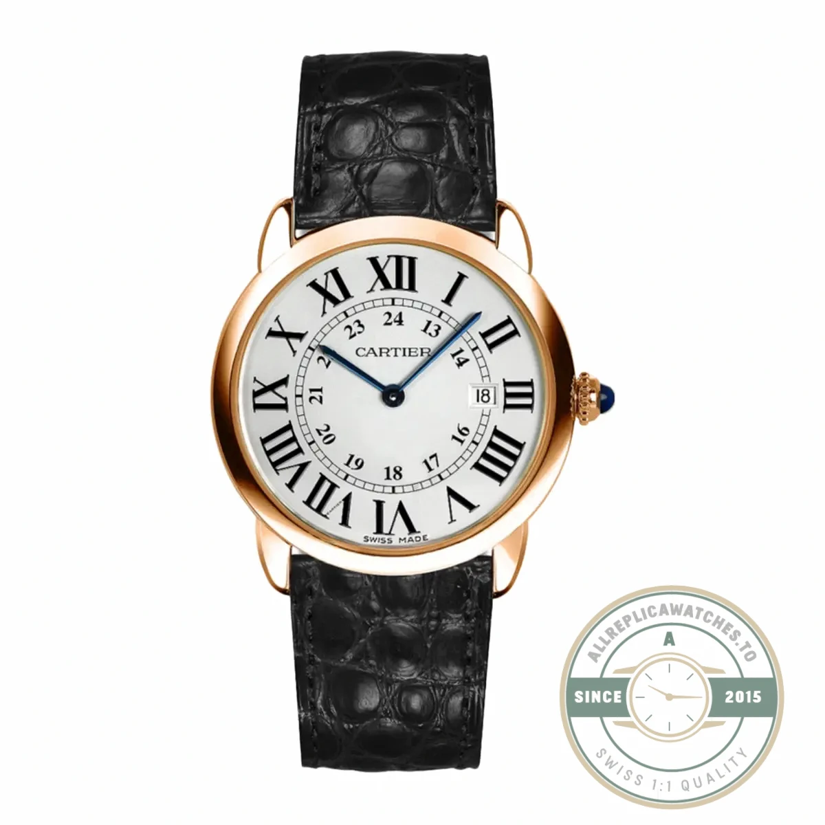 Replica Cartier Ronde Solo Rose Gold 42mm w6701009 - Affordable Super Clone Watch