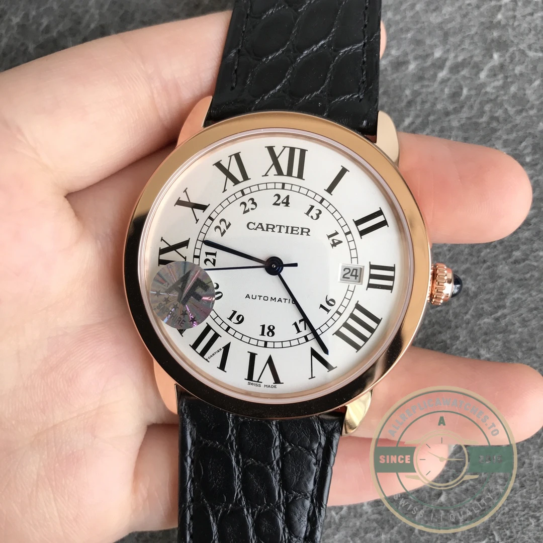Replica Cartier Ronde Solo Rose Gold 42mm w6701009 - Affordable Super Clone Watch