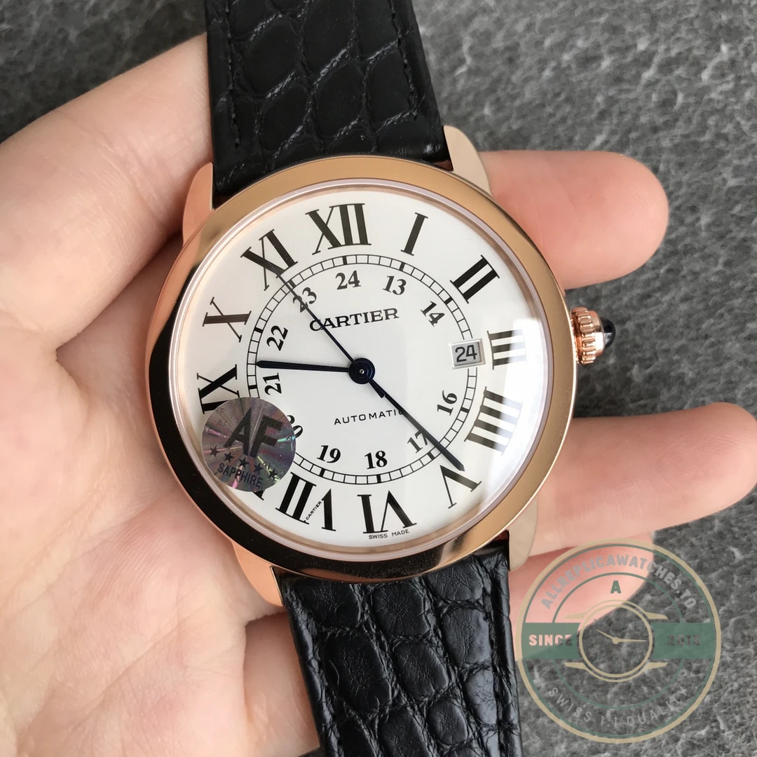 Replica Cartier Ronde Solo Rose Gold 42mm w6701009 - Luxury Replica Watch