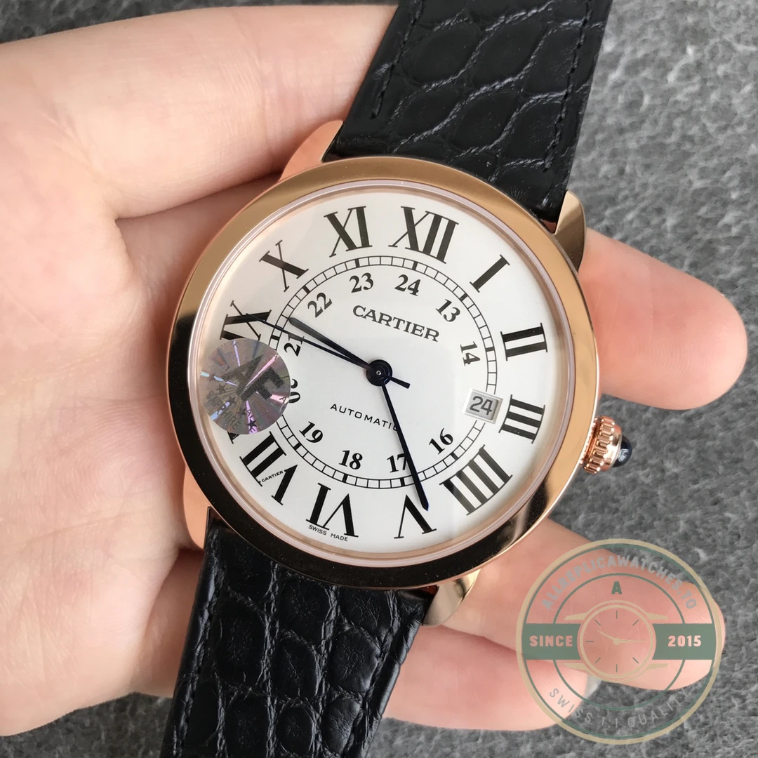 Replica Cartier Ronde Solo Rose Gold 42mm w6701009 - Affordable Super Clone Watch