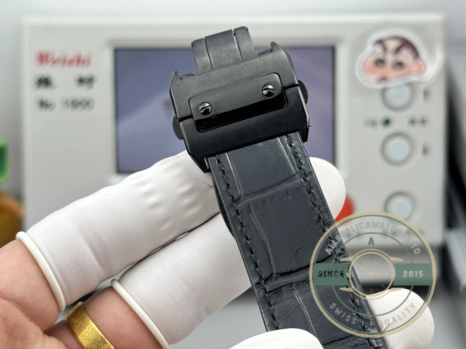 Replica Cartier Santos 100 Steel & Black Titanium W2020010 - Best Quality Replica Watch