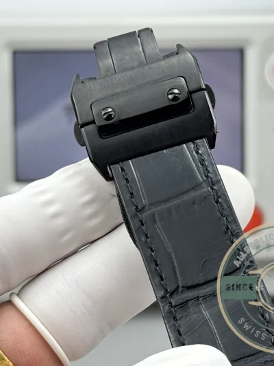 Replica Cartier Santos 100 Steel & Black Titanium W2020010 - Best Quality Replica Watch