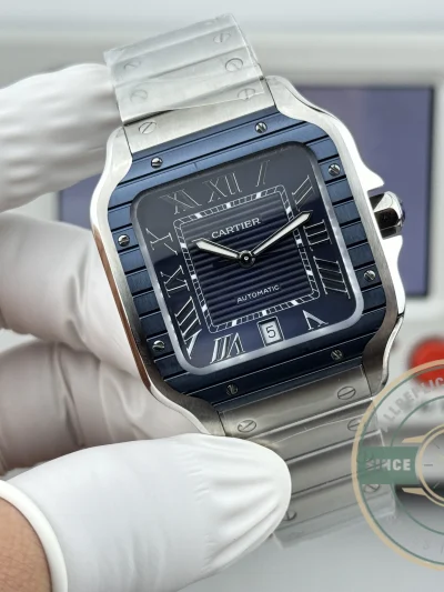 Replica Cartier SANTOS DE Blue Dial 40mm WSSA0048 - Affordable Super Clone Watch