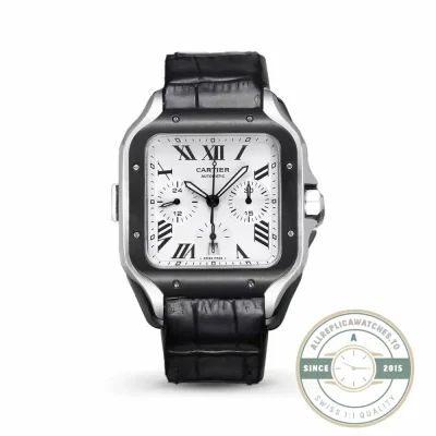 Replica Cartier Santos De Cartier Chronograph WSSA0017 - Swiss-Made Clone Watch