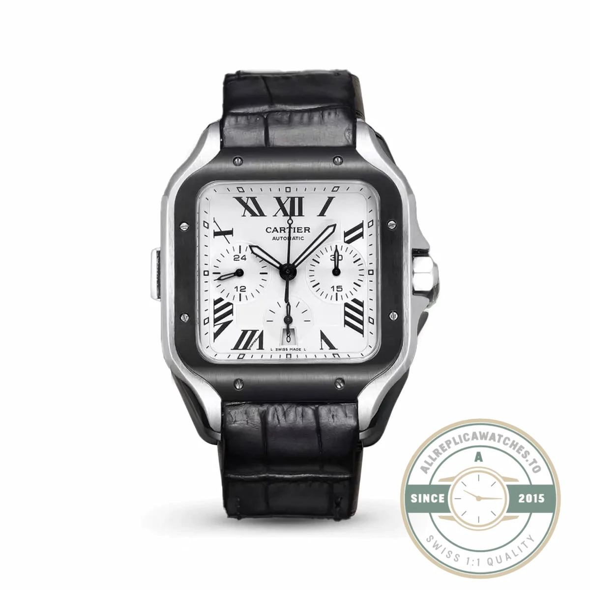Replica Cartier Santos De Cartier Chronograph WSSA0017 - Swiss-Made Clone Watch