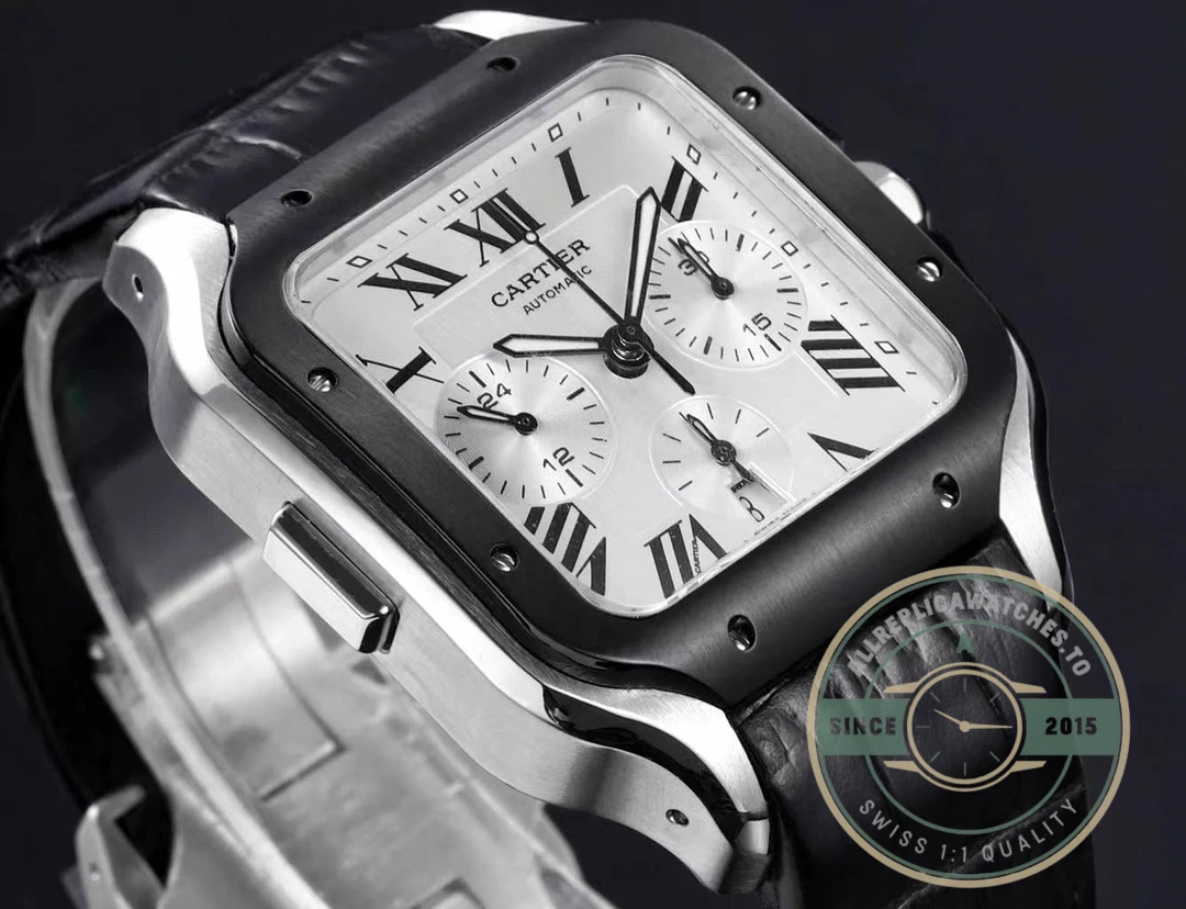 Replica Cartier Santos De Cartier Chronograph WSSA0017 - Luxury Replica Watch