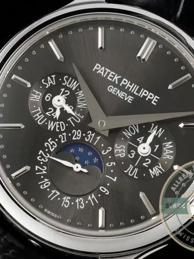 Replica Complication 5140R-014 White Gold 37.2mm Grey Dial - Swiss Movement Replica Watch