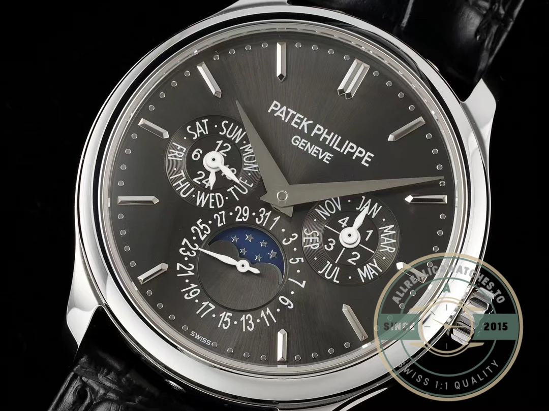 Replica Complication 5140R-014 White Gold 37.2mm Grey Dial - Swiss Movement Replica Watch