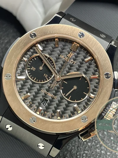 Replica Hublot Classic Fusion Gold 521.CO.1781.RX Carbon Dial - Swiss-Made Clone Watch