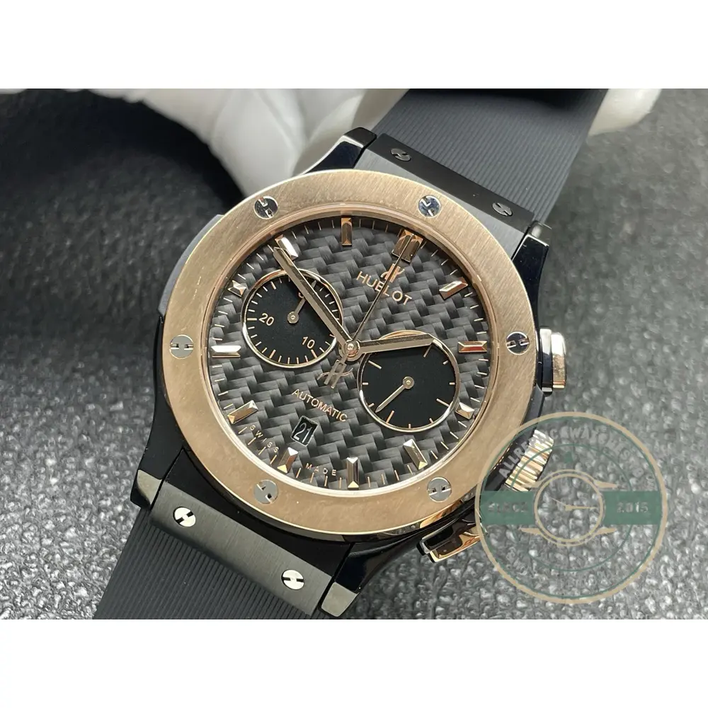Replica Hublot Classic Fusion Gold 521.CO.1781.RX Carbon Dial - Swiss-Made Clone Watch