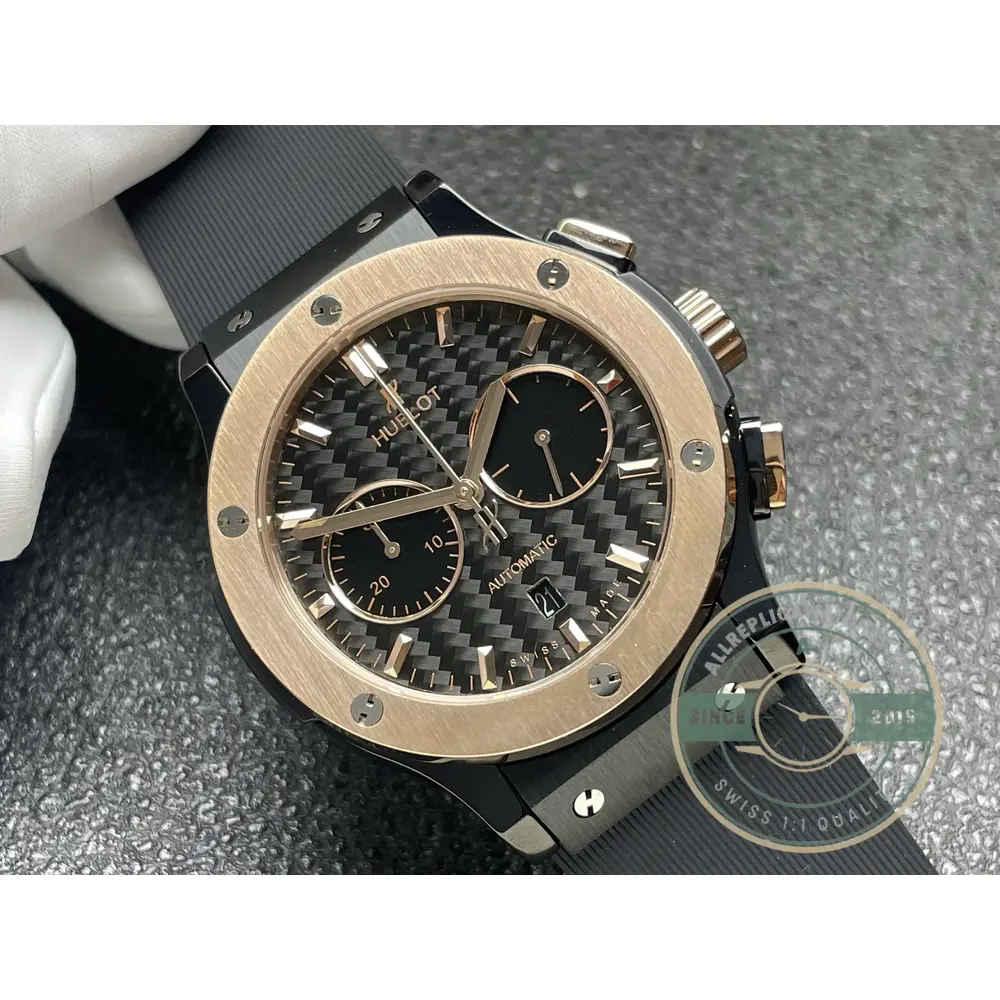 Replica Hublot Classic Fusion Gold 521.CO.1781.RX Carbon Dial - Swiss-Made Clone Watch