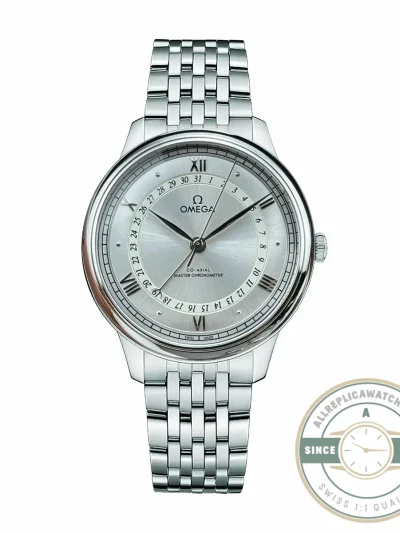 Replica Omega De Ville 42mm, Silver 434.23.42.22.02.001 - Swiss-Made Clone Watch