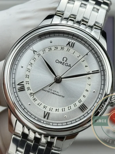 Replica Omega De Ville 42mm, Silver 434.23.42.22.02.001 - High-Grade Replica Watch