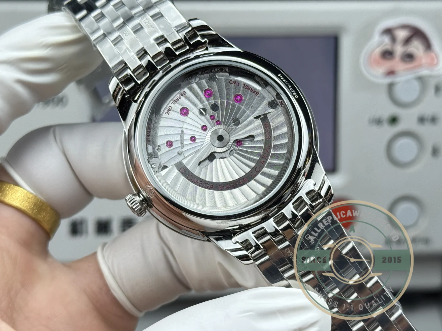 Replica Omega De Ville 42mm, Silver 434.23.42.22.02.001 - Luxury Replica Watch