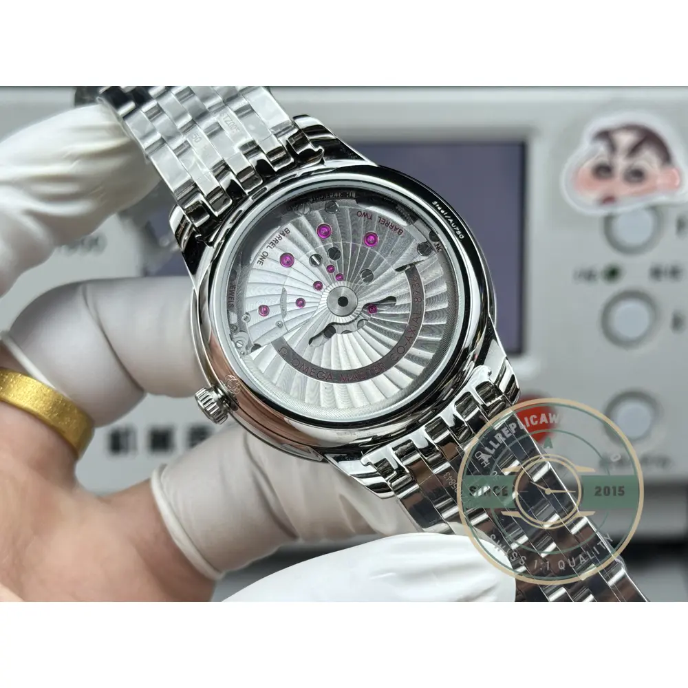 Replica Omega De Ville 42mm, Silver 434.23.42.22.02.001 - Luxury Replica Watch