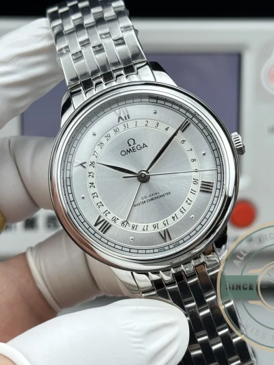 Replica Omega De Ville 42mm, Silver 434.23.42.22.02.001 - 1:1 Swiss Replica Watch