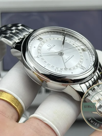 Replica Omega De Ville 42mm, Silver 434.23.42.22.02.001 - 1:1 Swiss Replica Watch