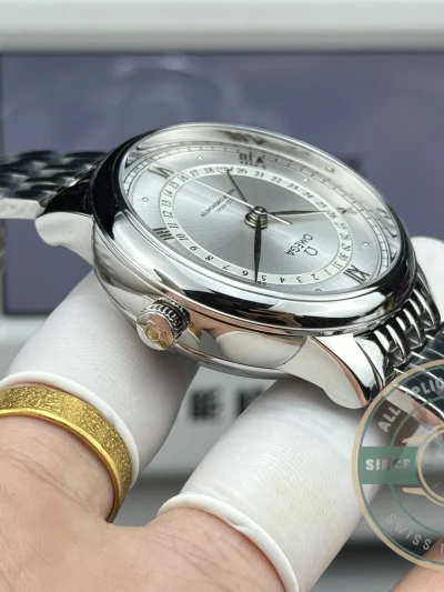Replica Omega De Ville 42mm, Silver 434.23.42.22.02.001 - Affordable Luxury Replica Timepiece