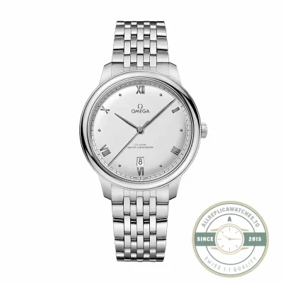 Replica Omega De Ville Prestige 40mm, 434.10.40.20.02.001 White Dial - Swiss Movement Replica Watch