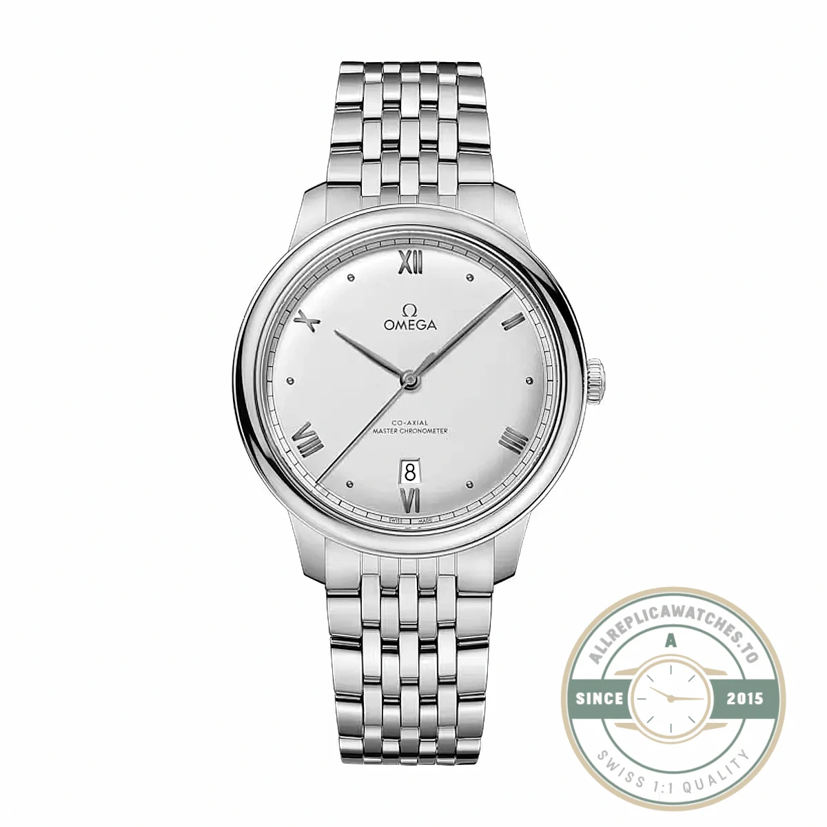 Replica Omega De Ville Prestige 40mm, 434.10.40.20.02.001 White Dial - Swiss Movement Replica Watch