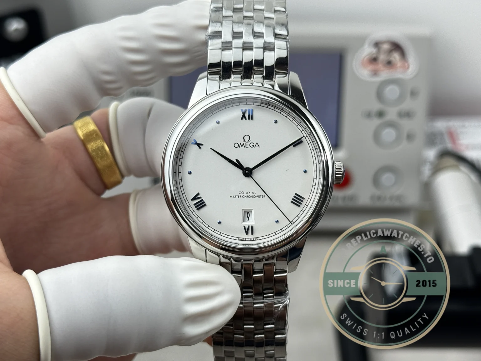 Replica Omega De Ville Prestige 40mm, 434.10.40.20.02.001 White Dial - Premium Super Clone Watch