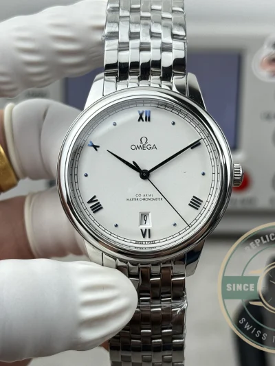 Replica Omega De Ville Prestige 40mm, 434.10.40.20.02.001 White Dial - Premium Super Clone Watch