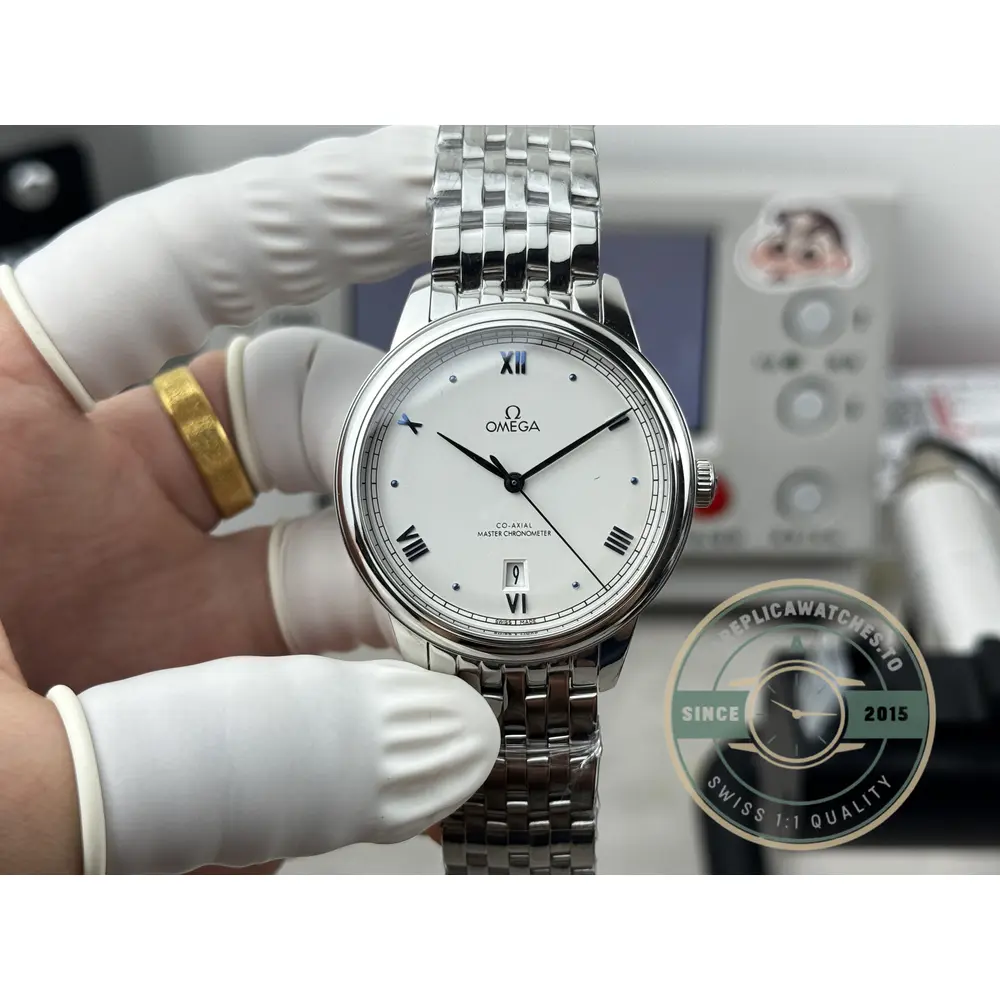 Replica Omega De Ville Prestige 40mm, 434.10.40.20.02.001 White Dial - Premium Super Clone Watch